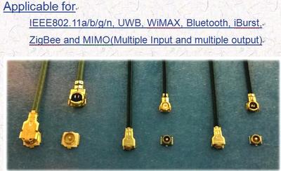 RF系列  RFID連接器 手機(jī)信號(hào)連接器 射頻同軸線束 Microcoaxial 連接器